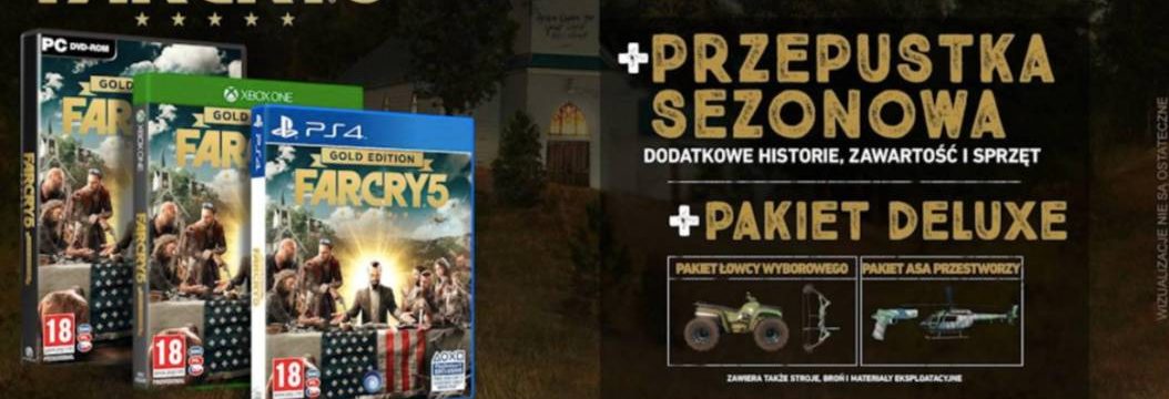 Far Cry 5 Gold wersja Xbox One za 149 zł! Super obniżka cen również wersji Father Edition!