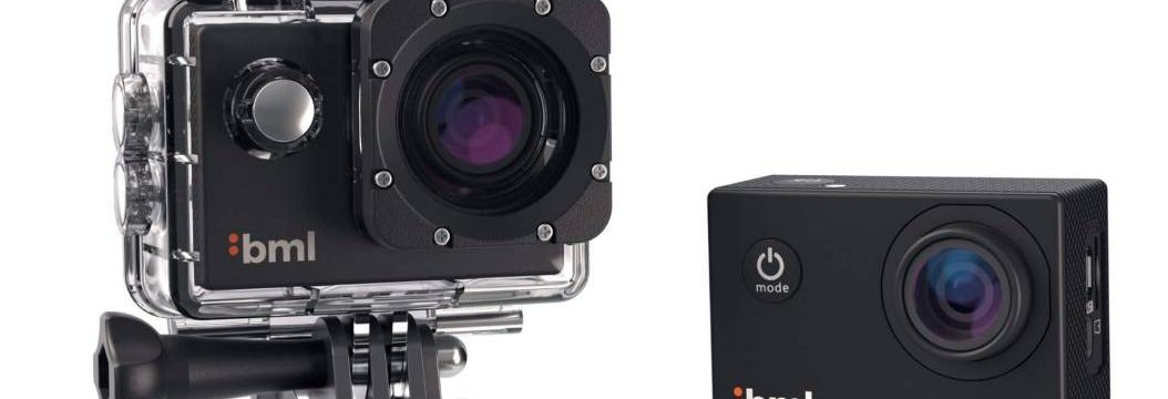 Kamera BML (cShot1) za 159 zł. Prosta kamera sportowa z wodoodporną obudową w zestawie