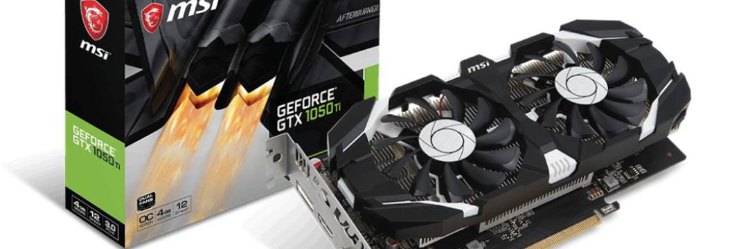 MSI GeForce GTX 1050 Ti OC 4GB za 765 zł. Obniżka ceny karty graficznej