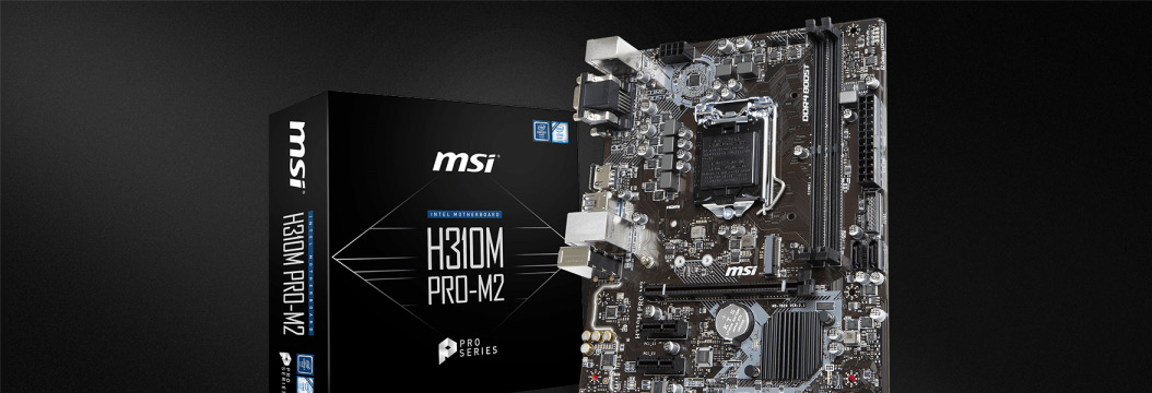MSI H310M PRO-M2 za 189 zł. Płyta główna do procesorów Intela w promocji
