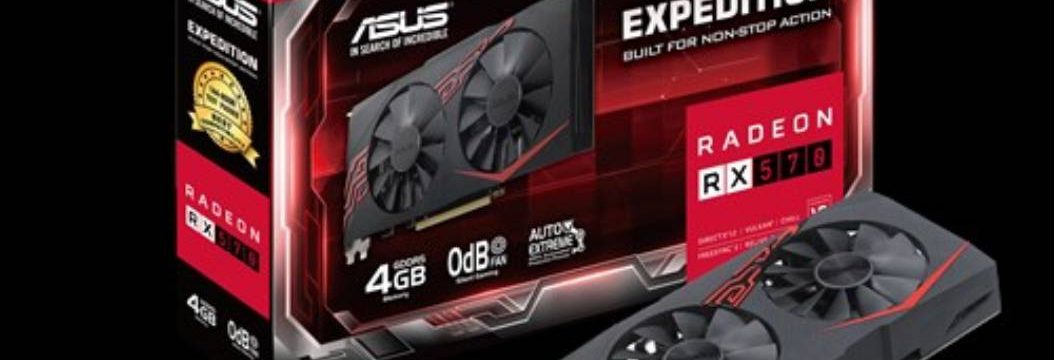 ASUS Radeon RX 570 4GB za 629 zł. Karty z chipsetami AMD w promocji