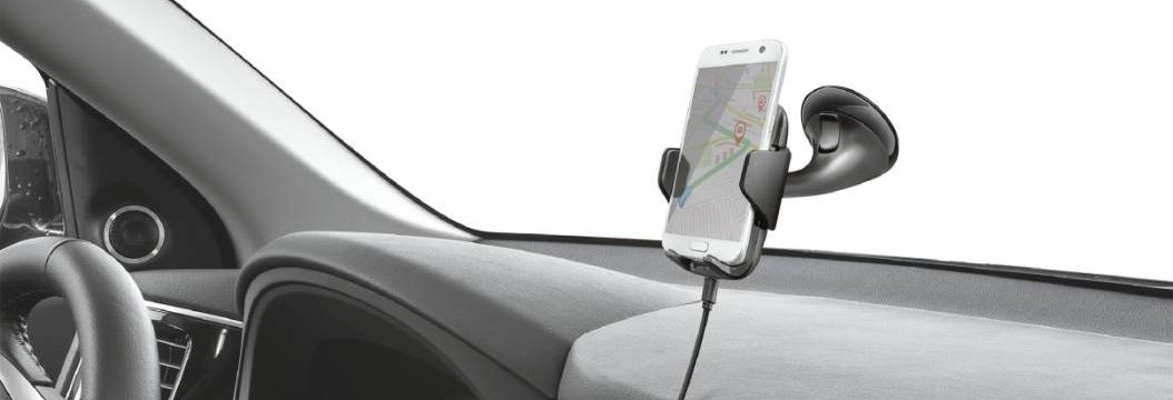 Trust Yudo Wireless Charging Car Phone Holder za 75 zł. Proste, bezprzewodowe ładowanie