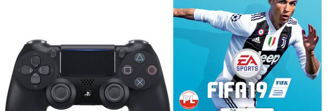 Dual Shock 4 v2 + FIFA 19 za 239 zł. Zestaw dla graczy PS4 w promocji