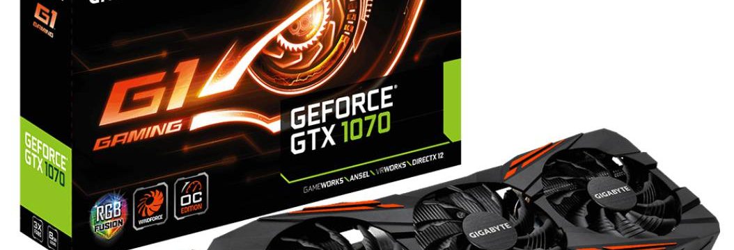 Gigabyte GeForce GTX 1070 G1 GAMING 8GB za 1499 zł. Mocna karta w promocyjnej cenie