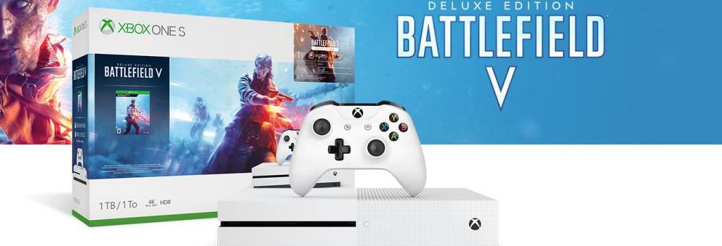 Xbox One S 1TB za 899 zł. Konsola z Battlefield V Edycja Specjalna i Gears of War 4
