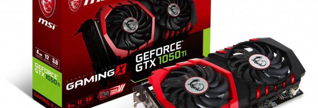 MSI GeForce GTX 1050 TI GAMING X za 699 zł. Obniżka ceny karty graficznej
