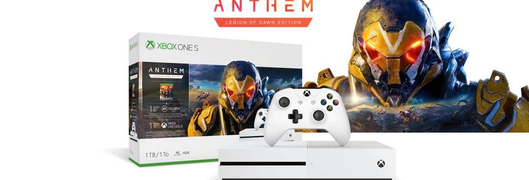 Xbox One S 1TB z grą Anthem za 795 zł! Super oferta na konsolę.