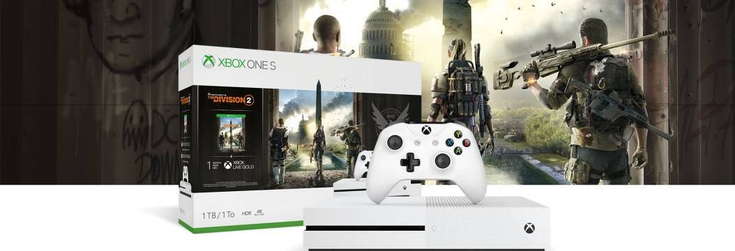 Xbox One S 1TB z grą The Division 2 za 999 zł. A do tego drugi pad i Gears of War 4!