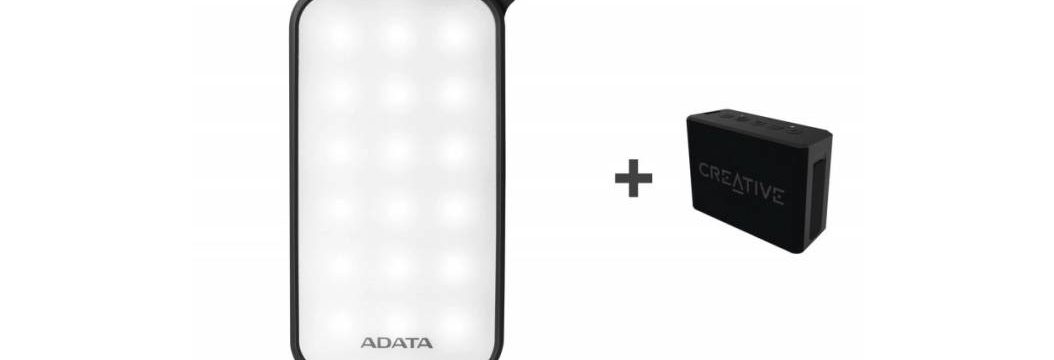 ADATA Power Bank D8000 LED + Głośnik Muvo 1C za 99 zł. Zestaw w super cenie