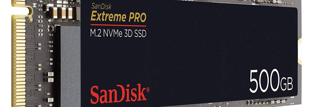 SanDisk Extreme PRO 500GB za ok. 380 zł. Dysk SSD M.2 w bardzo dobrej cenie
