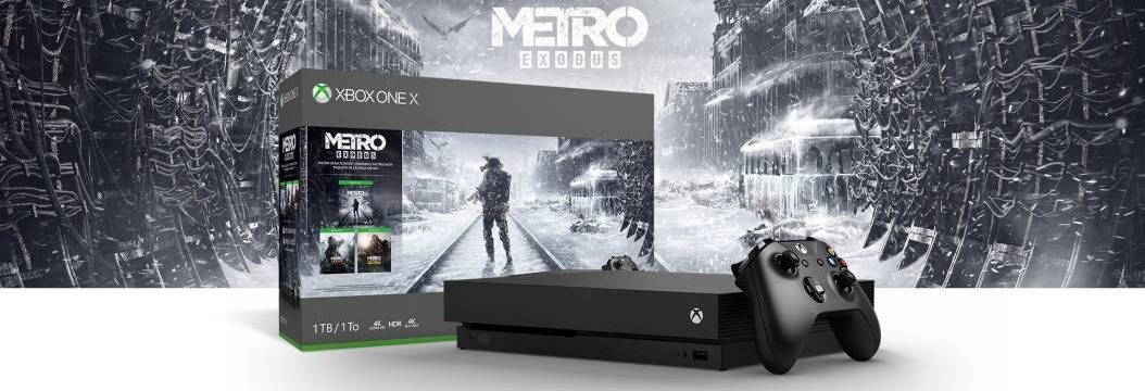 Xbox One X + Metro Exodus za ok 1460 zł! Wersja z grą w rewelacyjnej cenie!