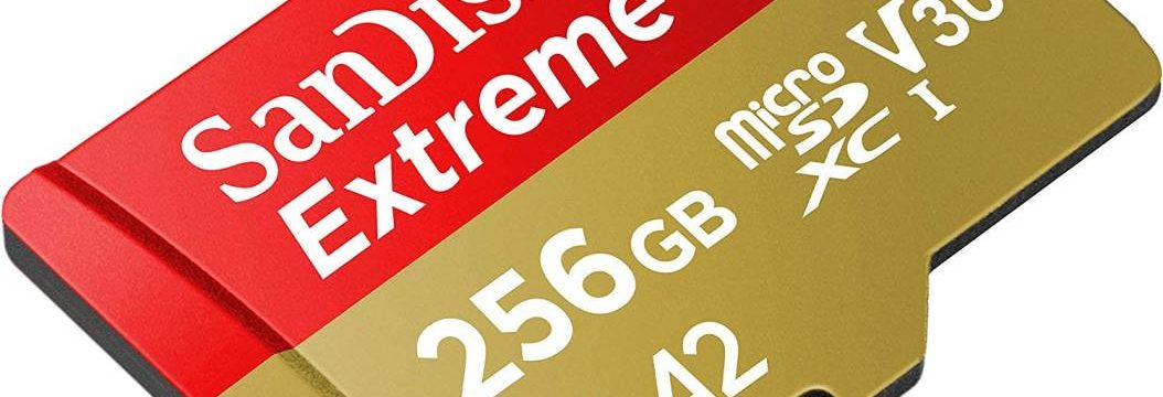 SanDisk Extreme microSDXC 256GB za ok 275 zł. Promocja na kartę SD