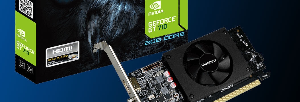 Gigabyte GeForce GT 710 za 169 zł. Karta graficzna w promocyjnej cenie