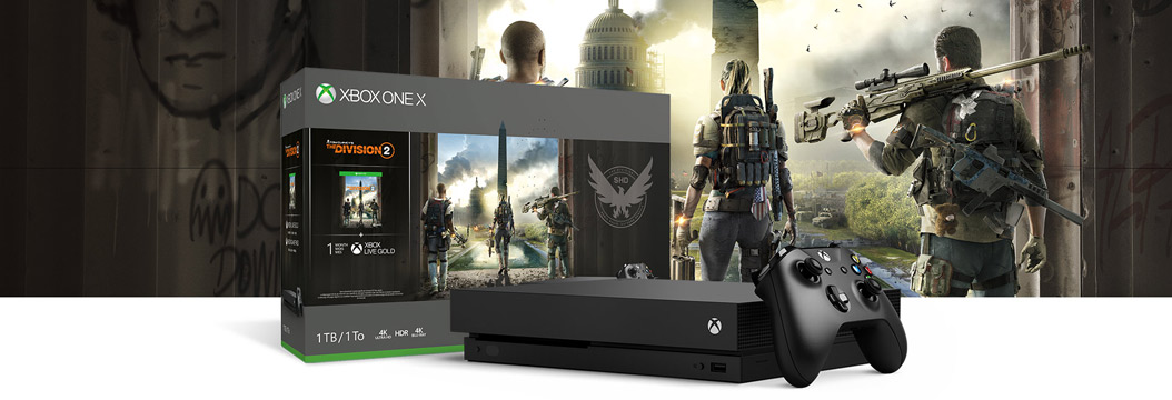 [WYPRZEDANE] Xbox One X za 1599 zł. Konsola z grą The Division 2 w promocyjnej cenie