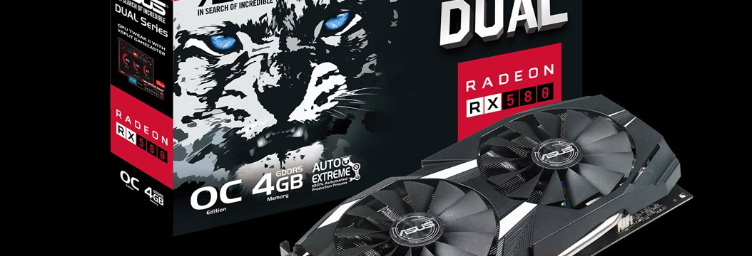 ASUS Radeon RX 580 Dual OC za 659 zł. Karta graficzna w niższej cenie