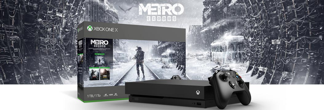 Xbox One X za 1599 zł. Konsola z grami z serii Metro w promocyjnej cenie