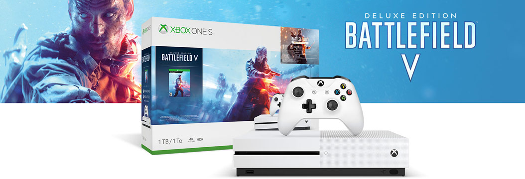 Xbox One S 1TB za ok. 835 zł. Konsola z grą Battlefield V ponownie w niższej cenie