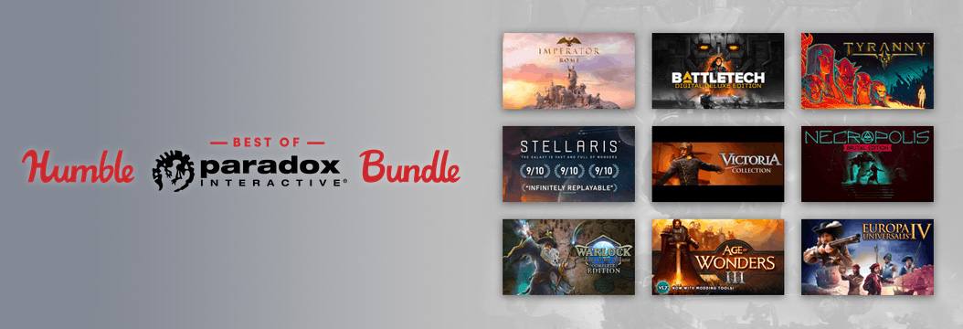 Humble Best of Paradox Interactive Bundle. Gry w czterech przedziałach cenowych