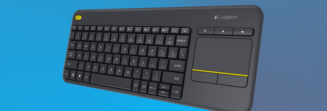 Logitech Wireless Touch K400 Plus za 119 zł. Bezprzewodowa klawiatura w promocji