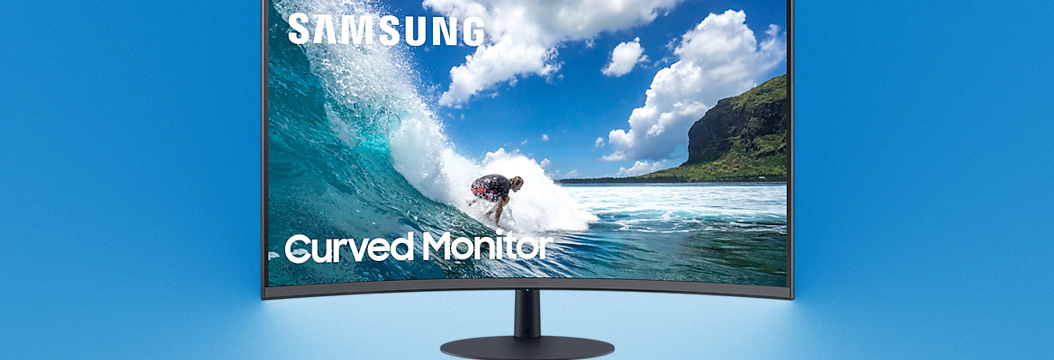 Samsung T55 za 555 zł. Zakrzywiony monitor w promocji