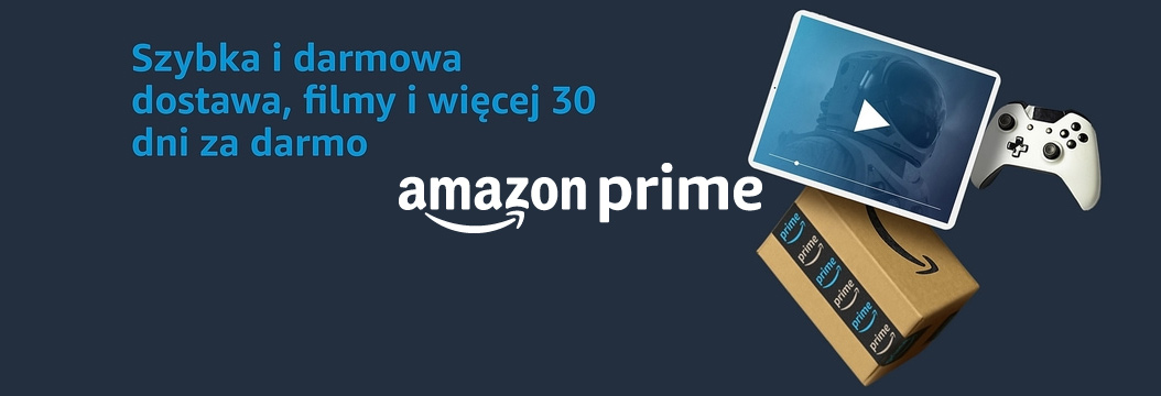 Amazon Prime w Polsce za 49 zł. Start usługi darmowych wysyłek i dostępu do VOD i gier